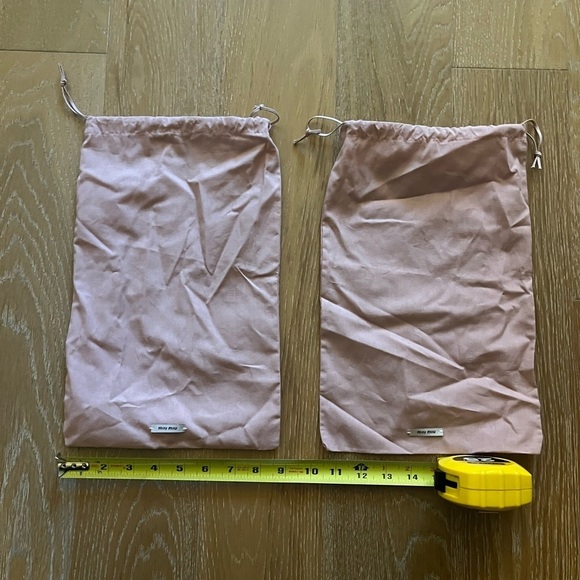 Two authentic Miu Miu dustbag for shoes. Barely Used. - Picture 4 of 8